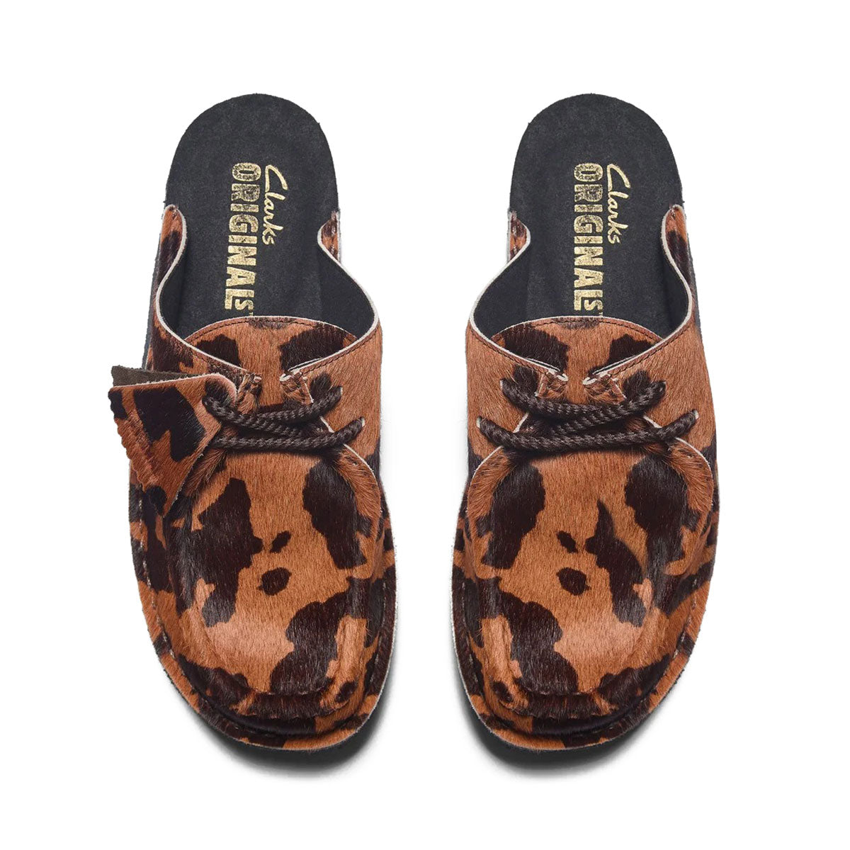 Clarks - DSRTNomad Mule Brown Cow Print 【26183080】