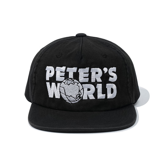 MY NAME IS PETER - 5-PANEL PETER'S WORLD CAP BLACK