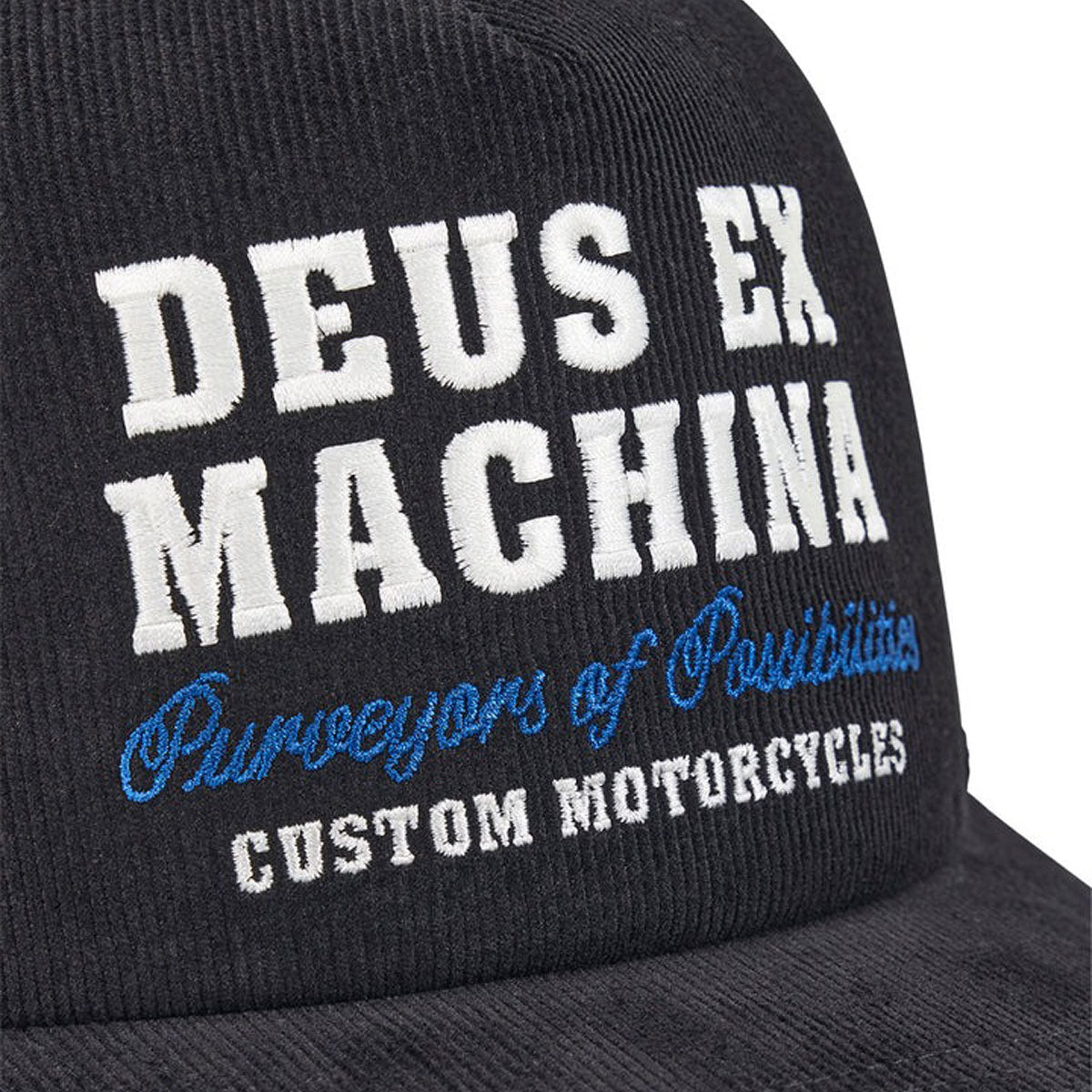 DEUS EX MACHINA - GUMSHOE CORD TRUCKER BLACK【DMF257302】