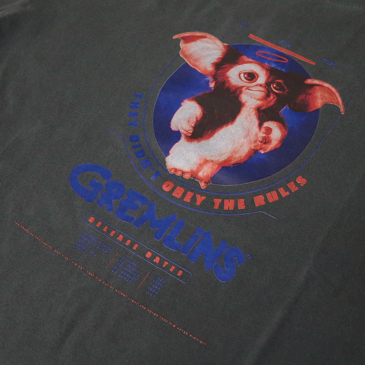 GREMLINS - VINTAGE TEE SUMI BLACK 【WNGL-ST02】