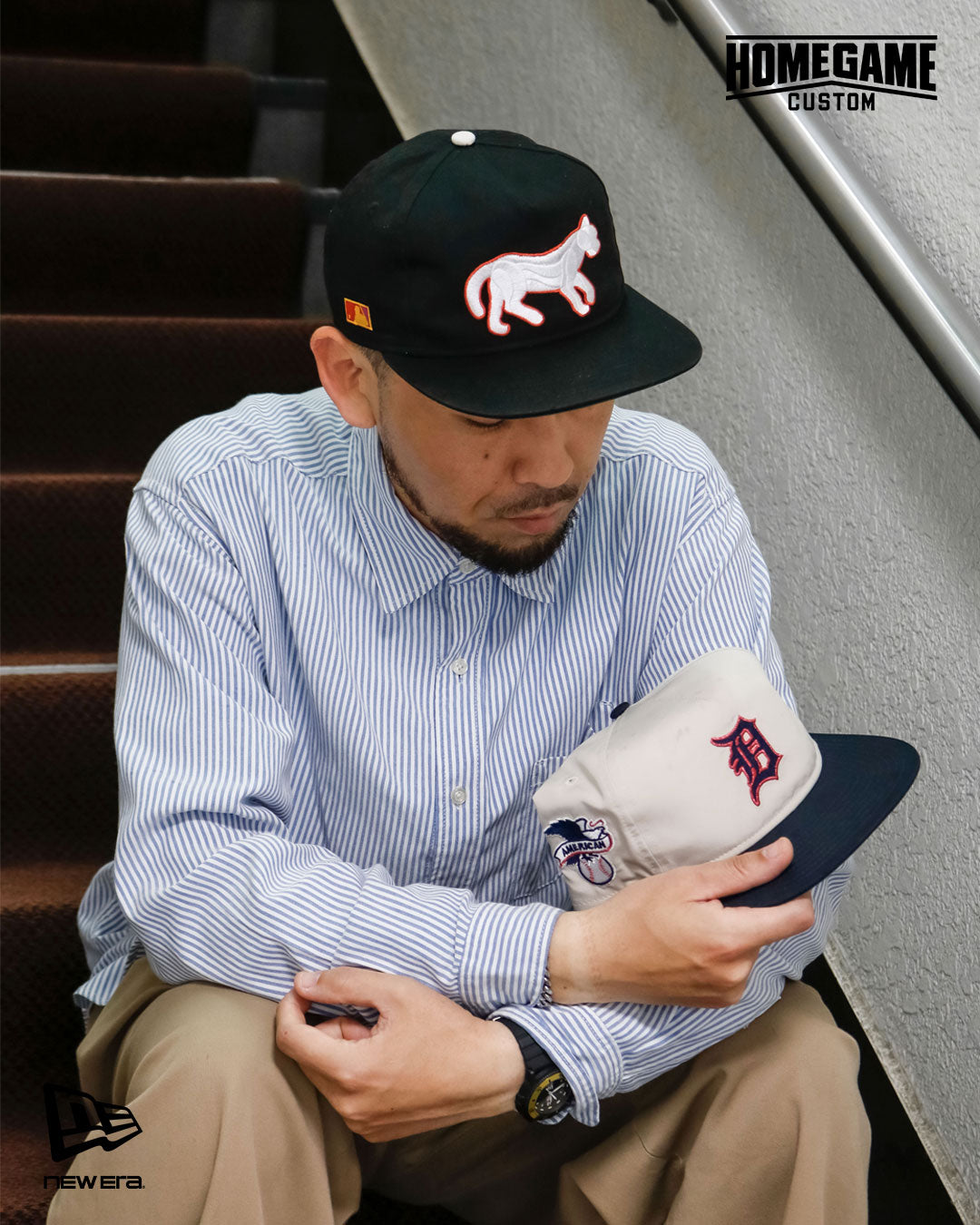【海外限定】 デトロイトタイガース 19TWENTY ブラック キャップ ① NEW ERA - DETROIT TIGERS CO TIGER 19TWENTY BLACK【15162394