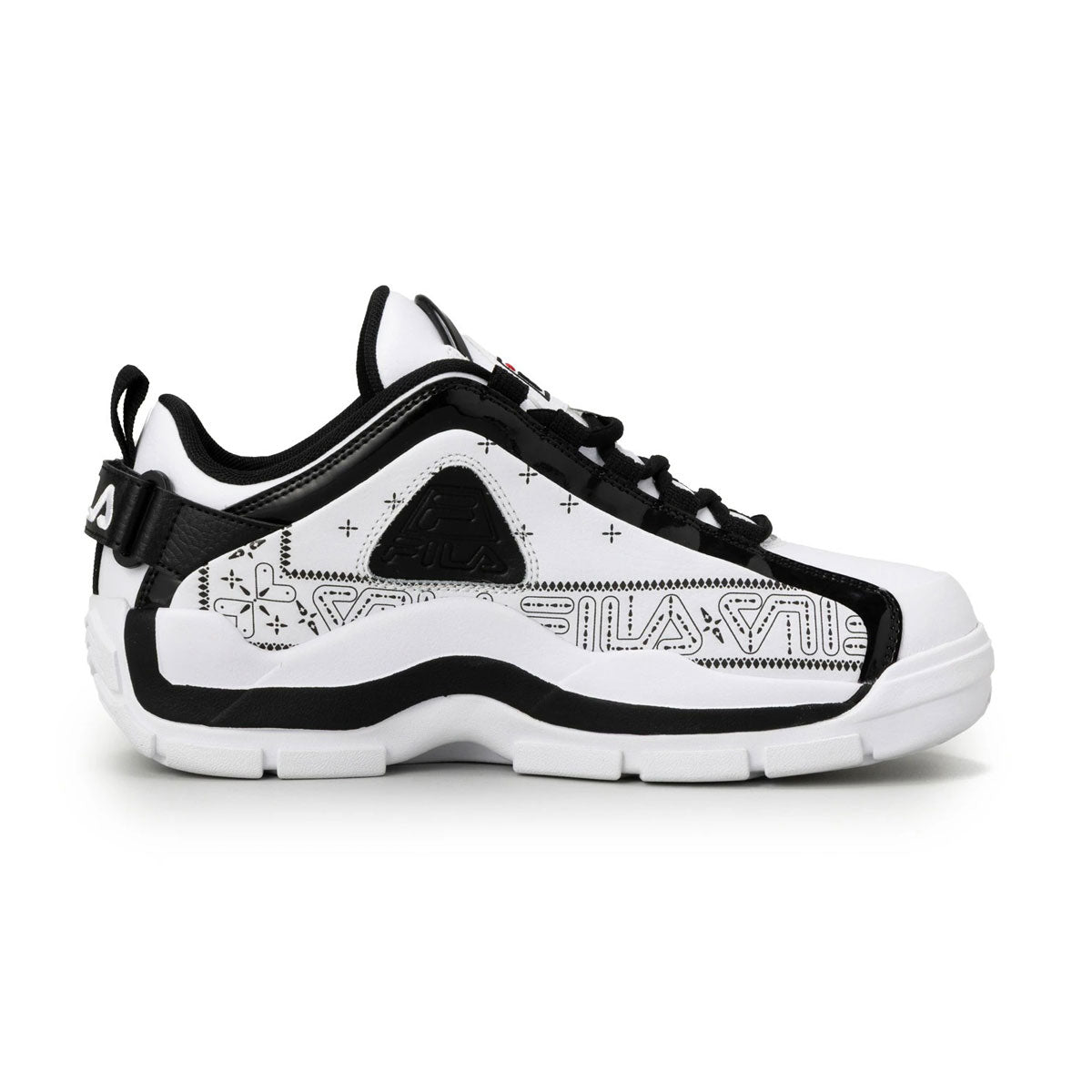 FILA - GRANT HILL 2 LOWPURE PURE WHITE/BLACK/Chinese Red