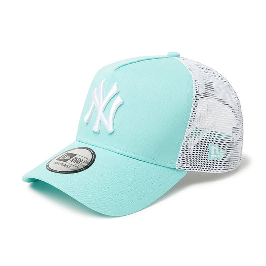 NEW ERA New York Yankees - 9FORTY A-Frame MESH Embroidery BLUE TINT/WHITE 【14388627】