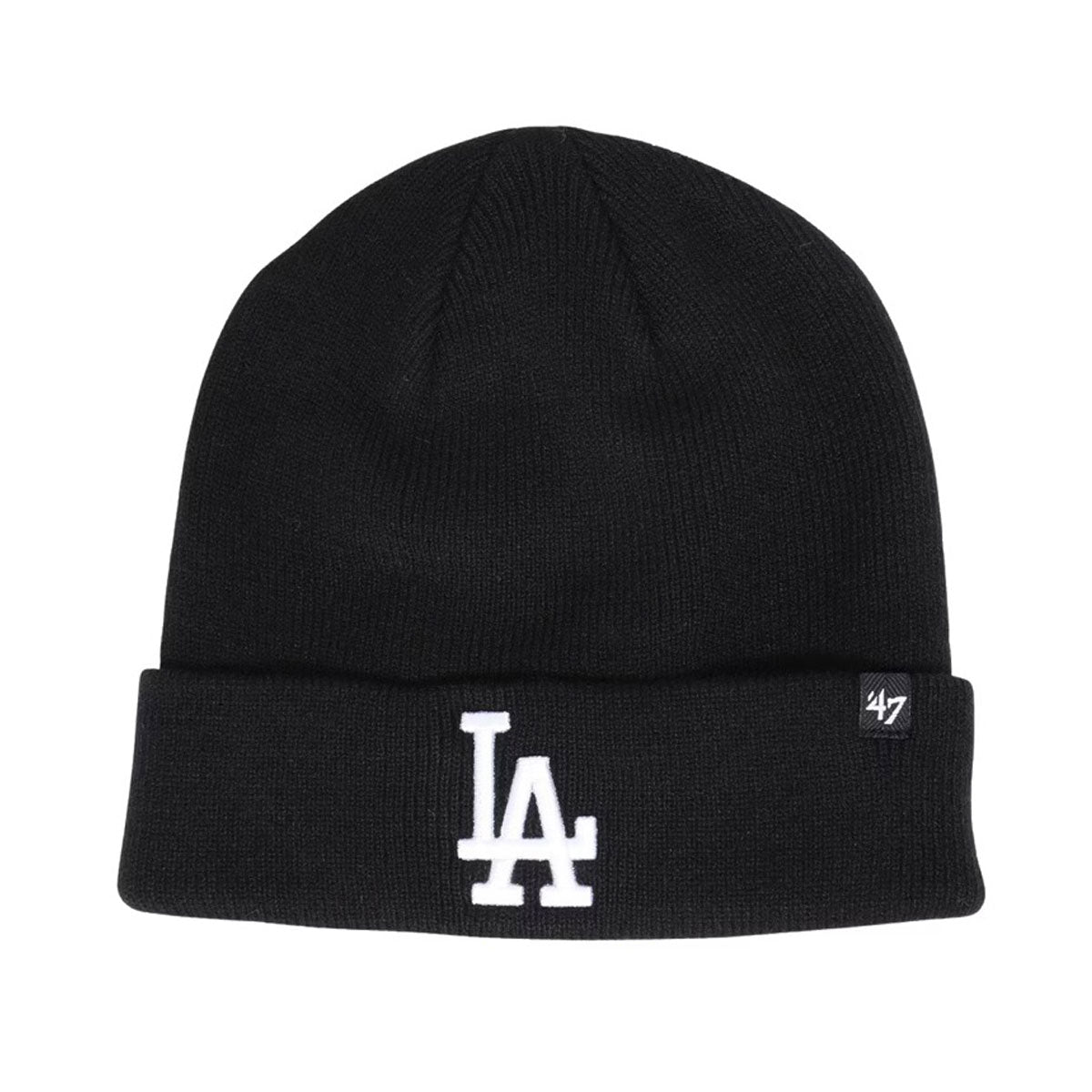 ’47 BRAND Los Angeles Dodgers - RAISED CUFF KNIT BLACK 【14936735 47A-CFKN-B-RKN12ACE-BKG】