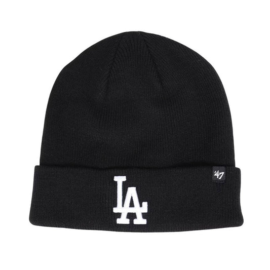 ’47 BRAND Los Angeles Dodgers - RAISED CUFF KNIT BLACK 【14936735 47A-CFKN-B-RKN12ACE-BKG】
