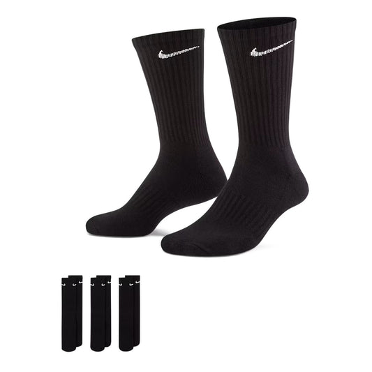 NIKE - Nike Everyday Cushioned Training Crew Socks 3PACK 【SX7664-010】