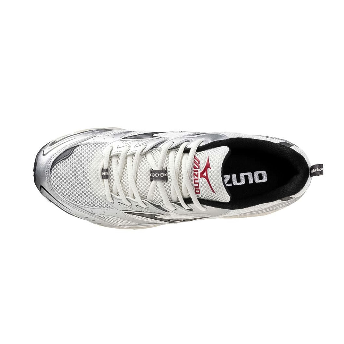 MIZUNO - UNISEX MXR WHITE/BLACKI/SILVER【D1GA245101】