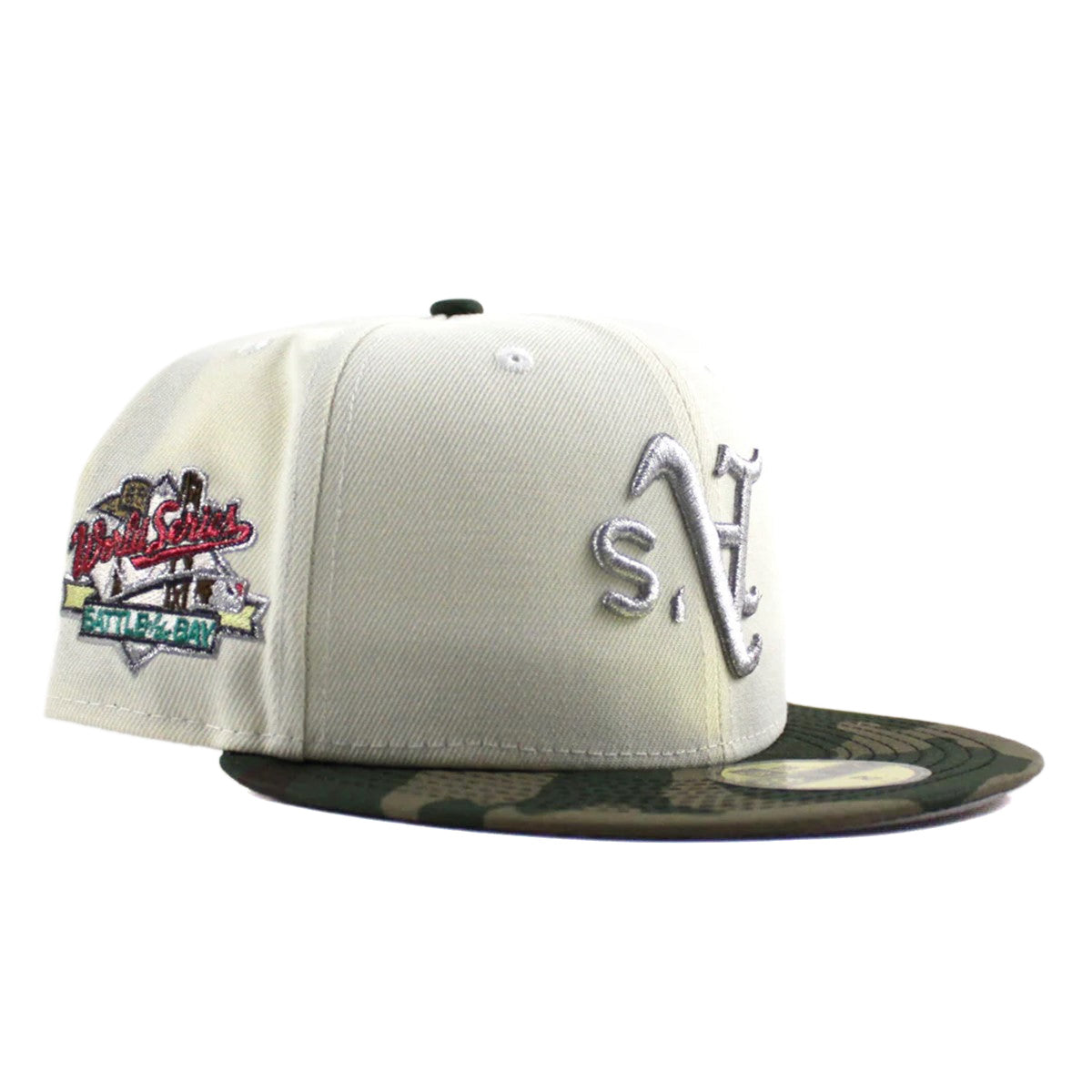 NEW ERA 奧克蘭運動家 - 59FIFTY WS 1989 鉻色/WD 迷彩