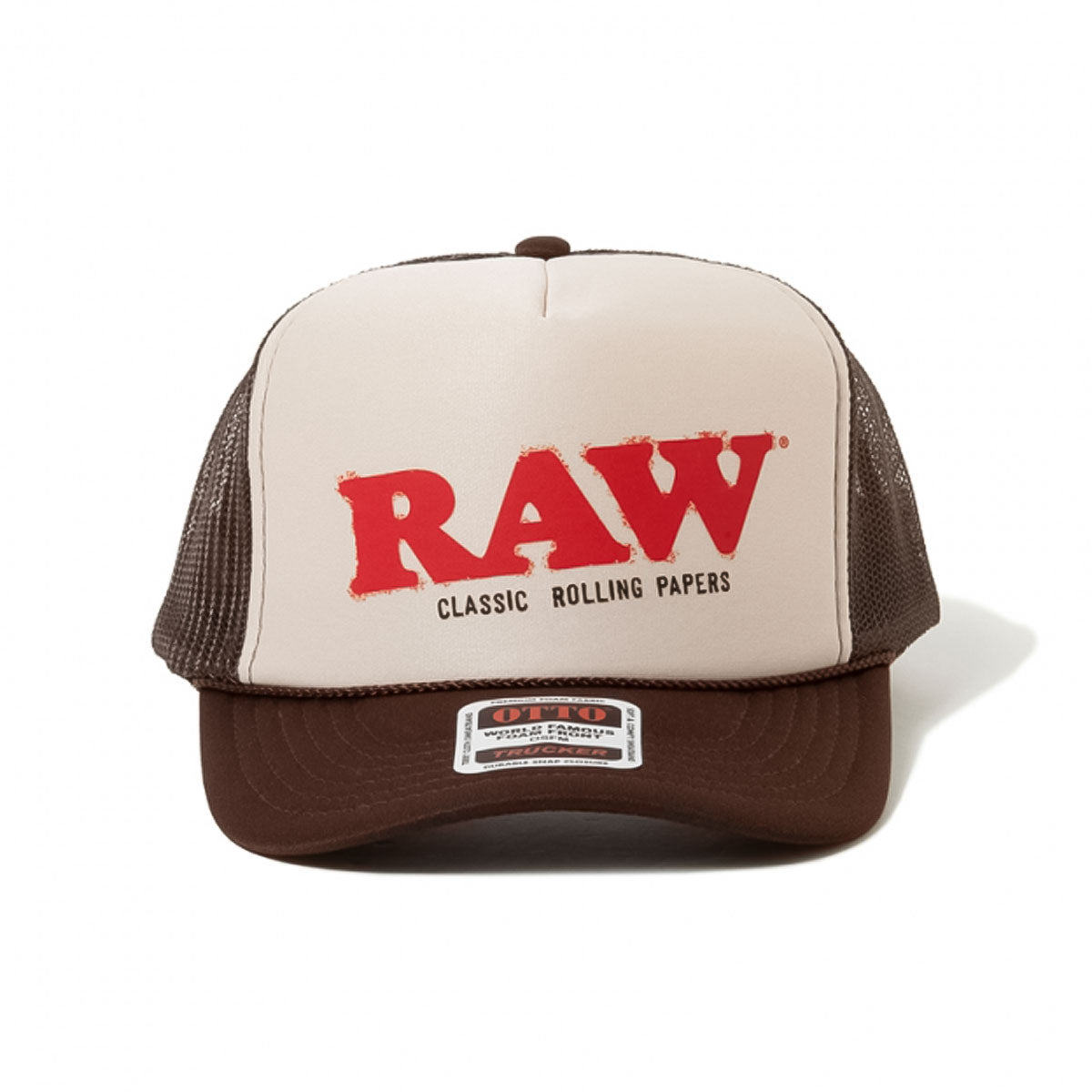RAW ‐ TRUCKER CAP BROWN
