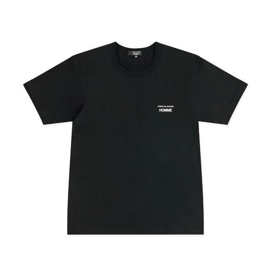 COMME des GARCONS HOMME - 25AW Logo T-shirt Black 【HP-T101-051】