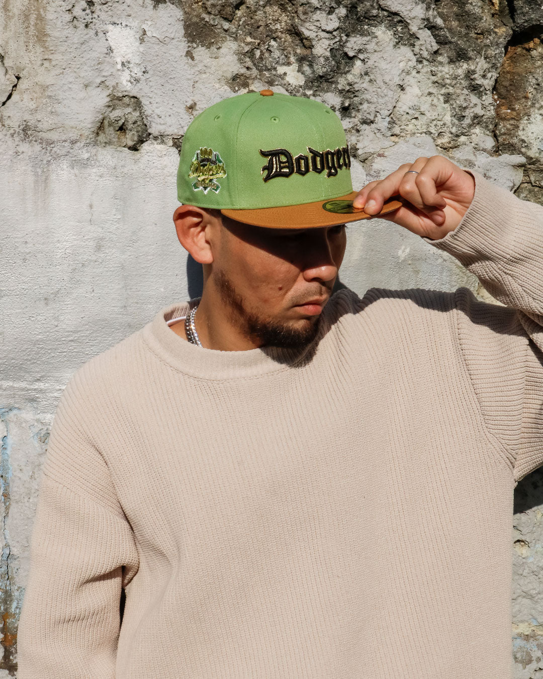 NEW ERA - LOS ANGELES DODGERS CO 100TH ANNIV 59FIFTY MATCHA GRN/PNM TAN 【70991624】