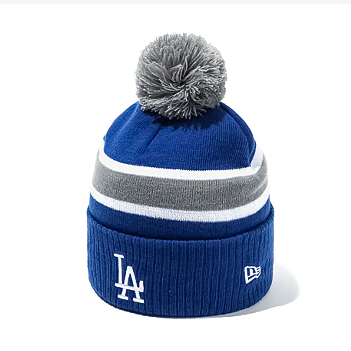 NEW ERA LOS ANGELES DODGERS - KNIT POMPOM CUFF BEANIE ROYAL 【12866295】