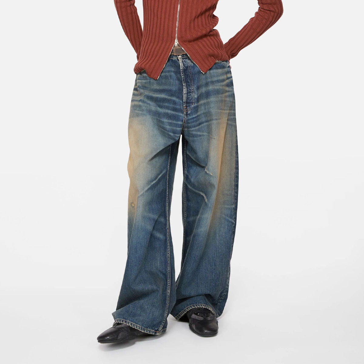 ACNE STUDIOS - 2023 U ROCKA Acne Studios Loose fit jeans