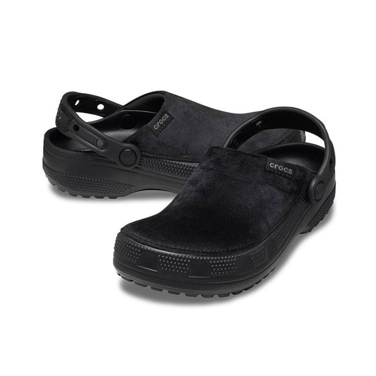Crocs - Classic Crafted Velvet Clog Black 【211931-001】