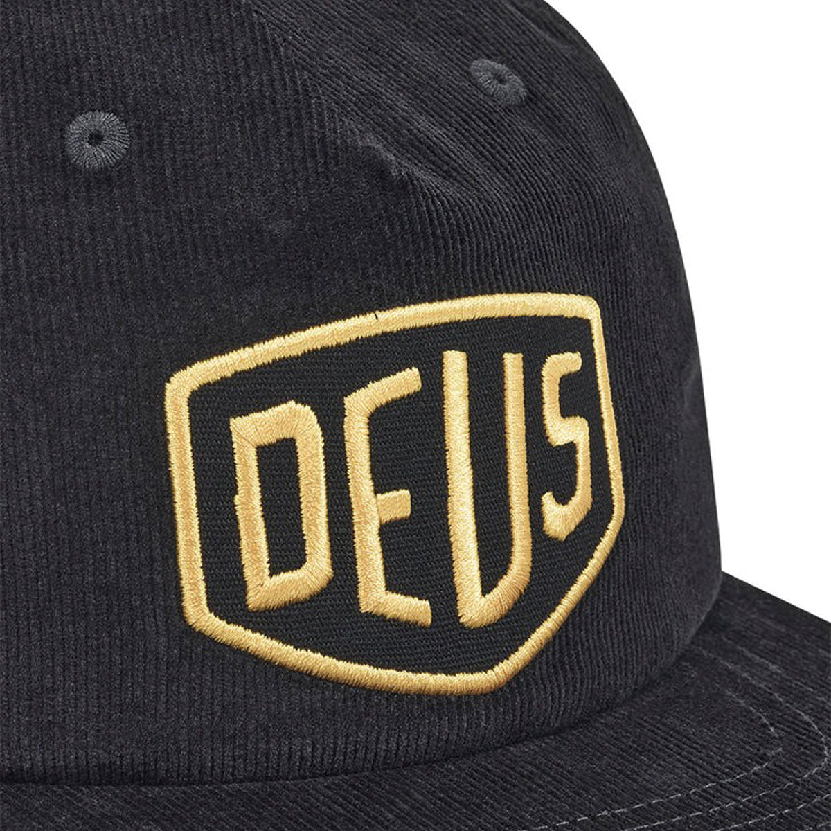 DEUS EX MACHINA - SHIELD CORD CAP BLACK 【DMF257249】