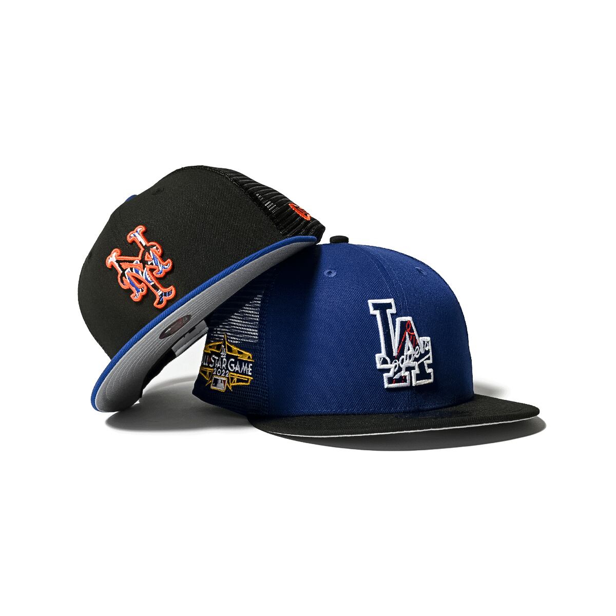 NEW ERA - NEW YORK METS CO 40TH ANV 59FIFTY TRUCKER BLACK/LRYL【70890658】