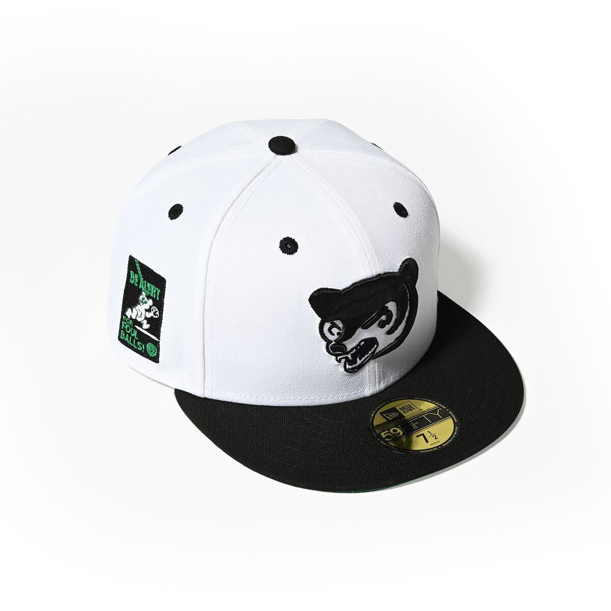 NEW ERA Chicago Cubs - 59FIFTY CO BE ALART FOR FOUL BALLS WHITE/BLACK【70890304】