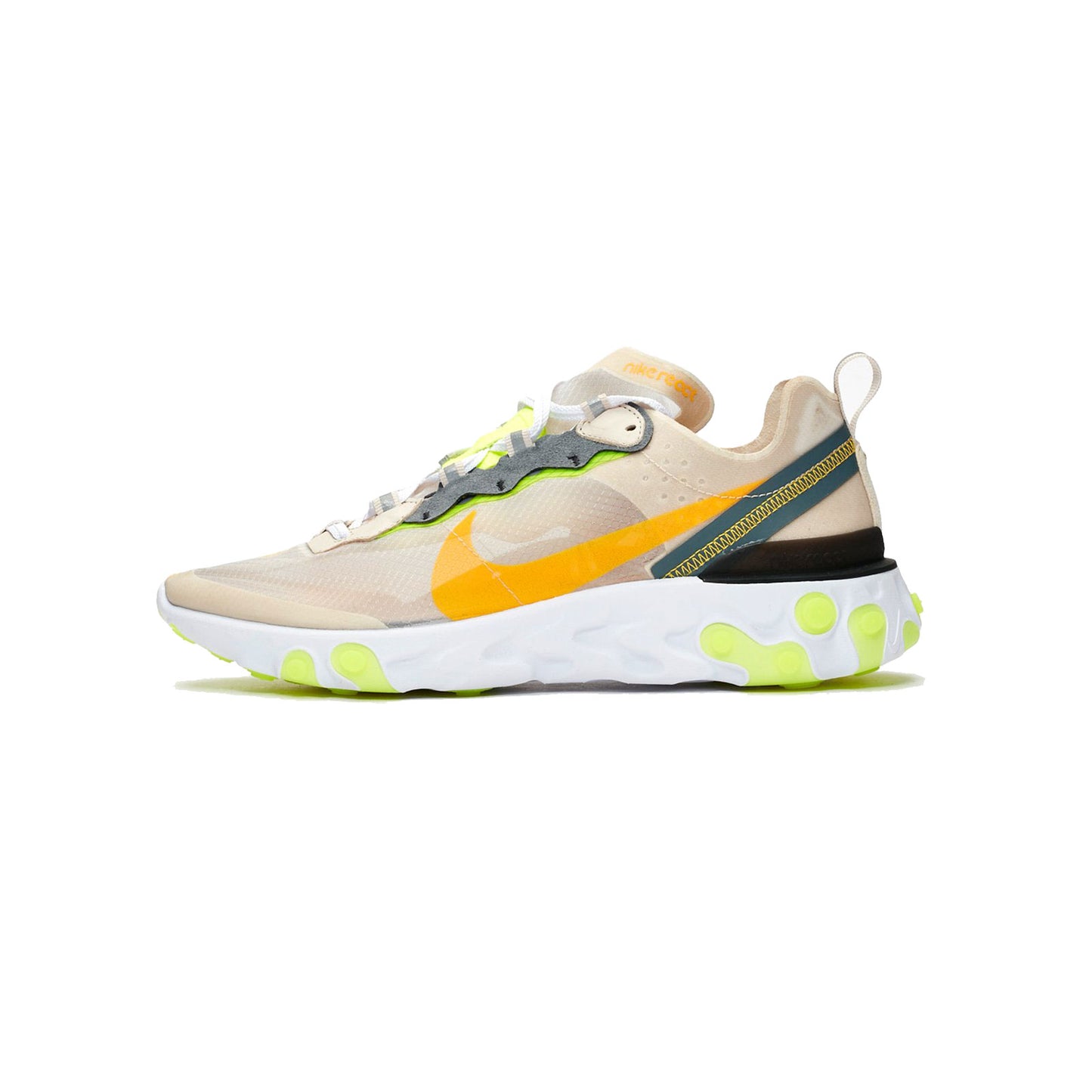 NIKE REACT Element 87 LIGHT Nike React Element 87 Light OREWOOD BROWN/VOLT GLOW-COOL GREY-LASER ORANGE OREWOOD/VOLT GLOW-COOL GREY-LASER ORANGE [AQ1090-101]