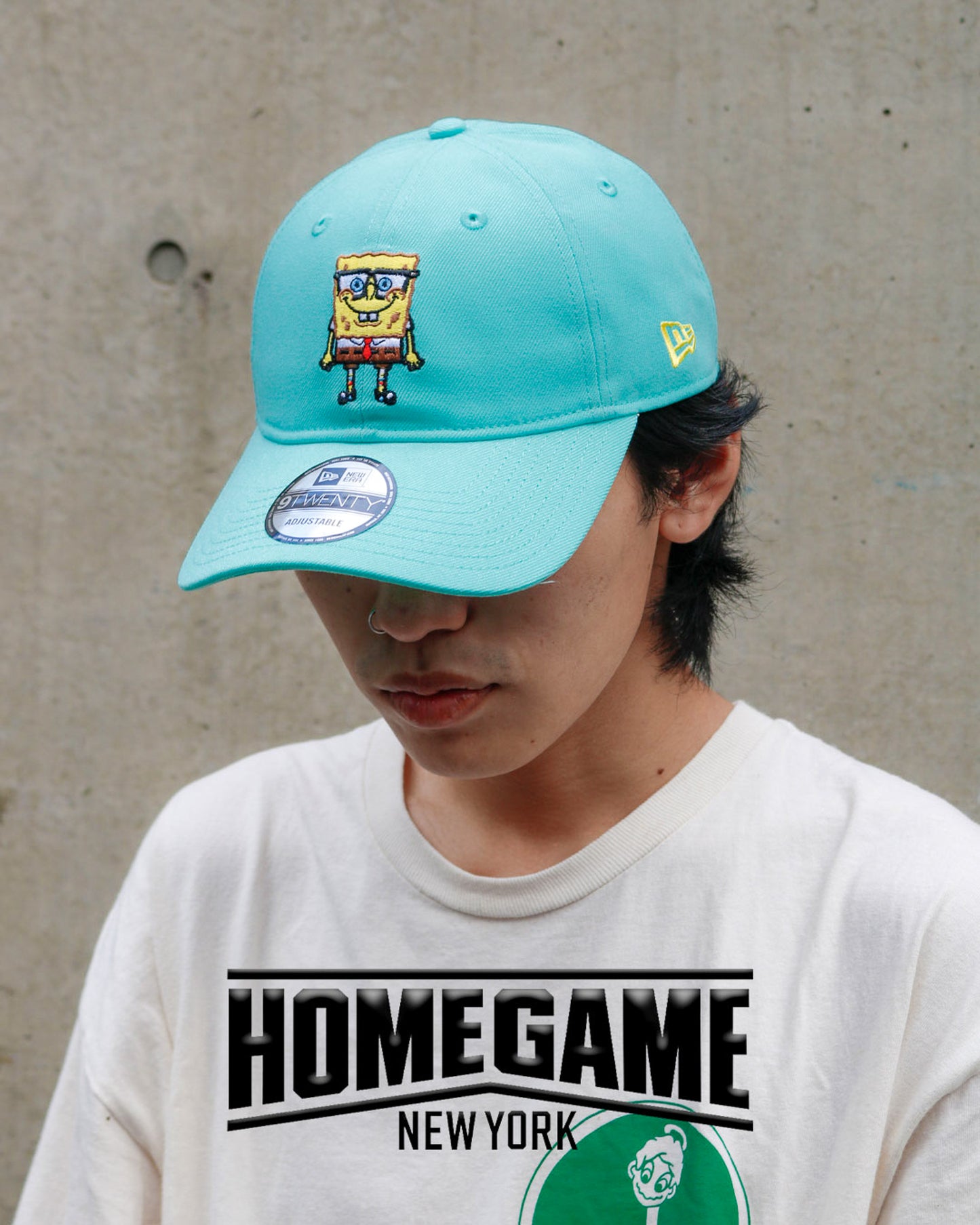 New Era × Nickelodeon - SPONGEBOB 9TWENTY PATRICK SALMON BLUE TINT