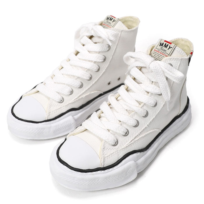 PETERSON OG Sole Canvas High-top Sneaker ピーターソンオリジナルソール キャンバス ハイカットスニーカー WHITE ホワイト【A01FW701】