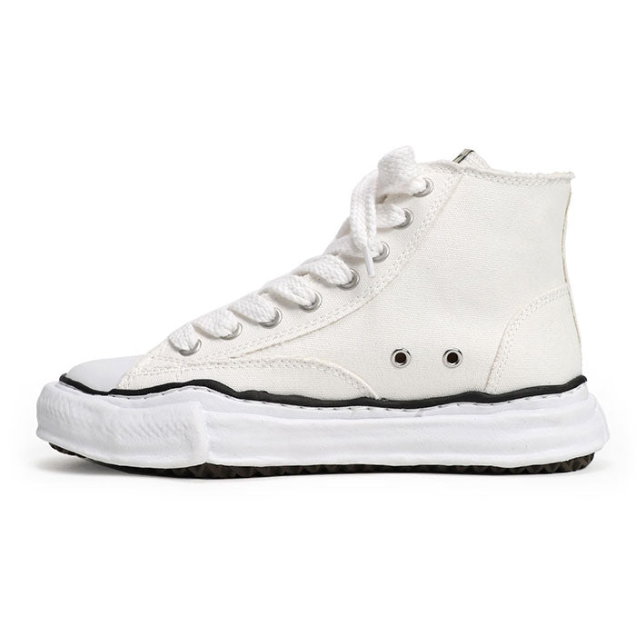 PETERSON OG Sole Canvas High-top Sneaker ピーターソンオリジナルソール キャンバス ハイカットスニーカー WHITE ホワイト【A01FW701】