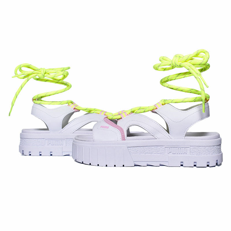 PUMA MAYZE SANDAL LACES プーマ メイズ サンダル レース POP WNS WHITE【390638-01】