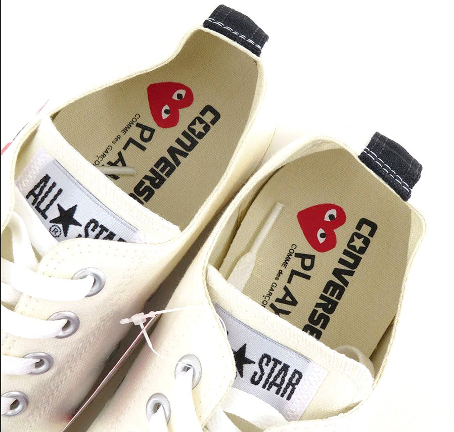 PLAY CONVERS CHUCK TAYLOR WHITE【 AZ-K114-001 】プレイ コムデギャルソン コンバース チェック テイラー ホワイト