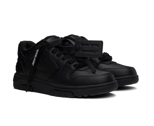 Off-White - OUT OF OFFICE CALF LEATHER BLACK/BLACK 【OMIS25-SLG0028】