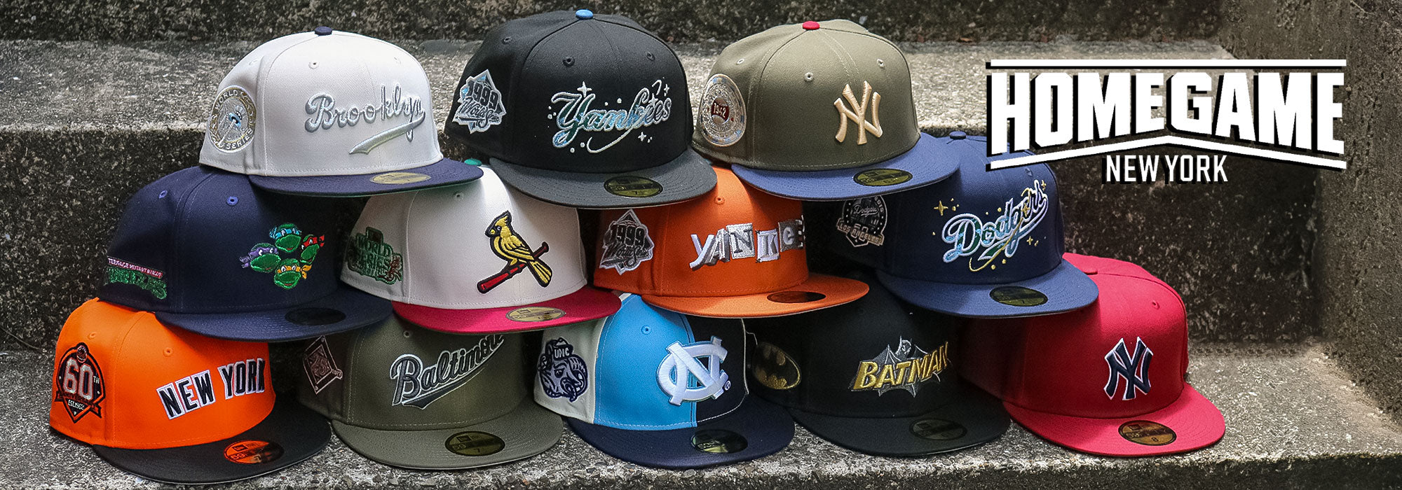 New Era HOMEGAME別注 ヤンキース 7 3/8 HOMEGAME OSAKAが提案するニューエラ別注キャップが登場