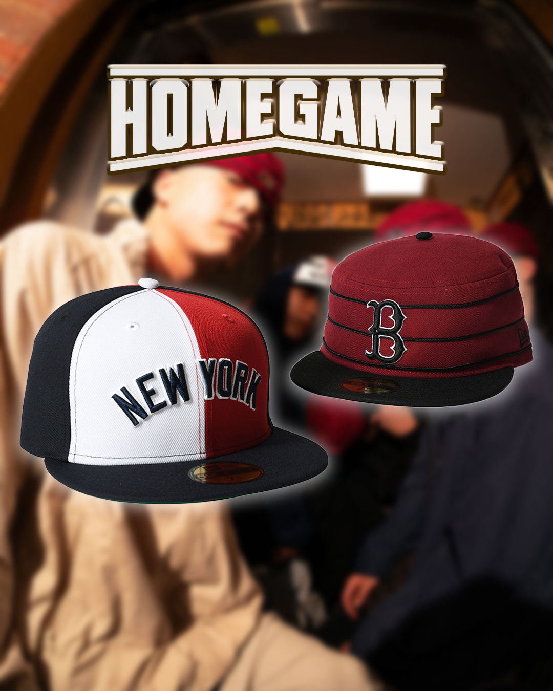 NEW ERA - BROOKLYN DODGERS CO PILL BOX CARDINAL/BLACK 【14904014】