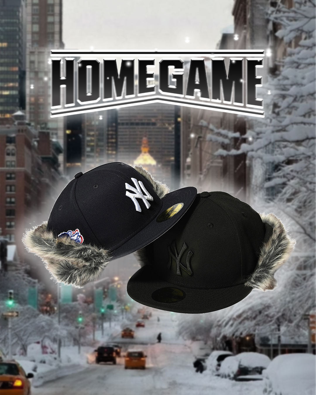 NEW ERA - NEW YORK YANKEES CO 59FIFTY FLIP DOWN NAVY 【14877343