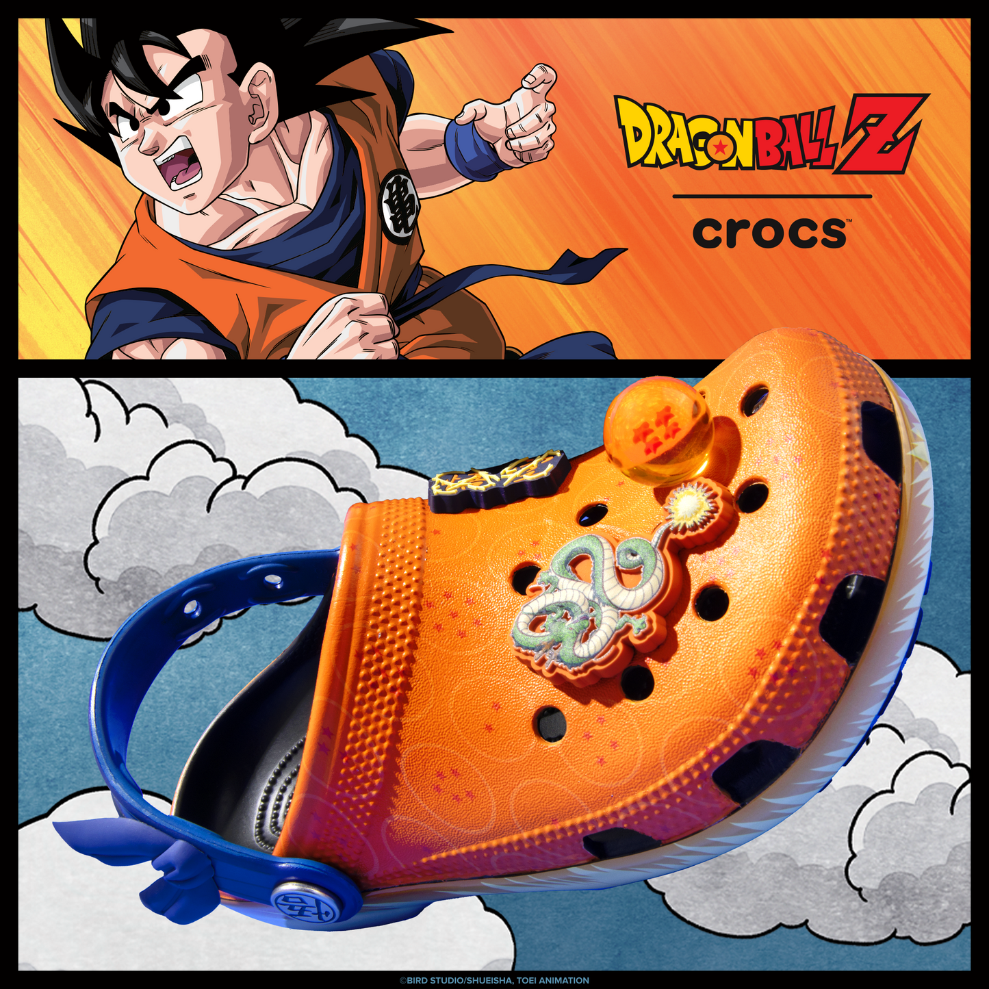 CROCS DRAGONBALLZ CLASSIC CLOG  "KIDS "【18～21cm】 【210897-90H】