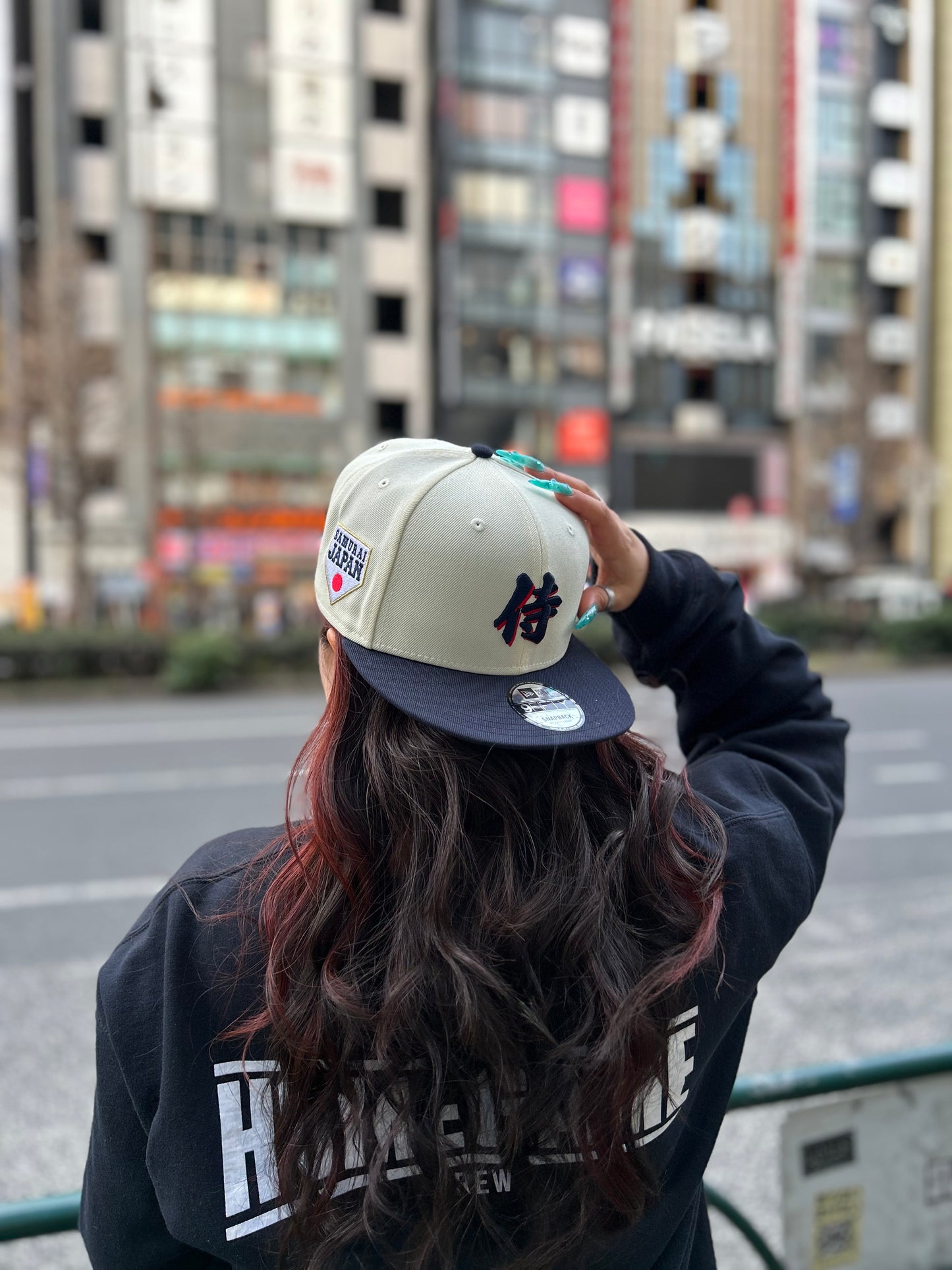 NEW ERA - 9FIFTY World Baseball Classic SAMURAI KANJI CHROME WHITE/NAVY【14948193】