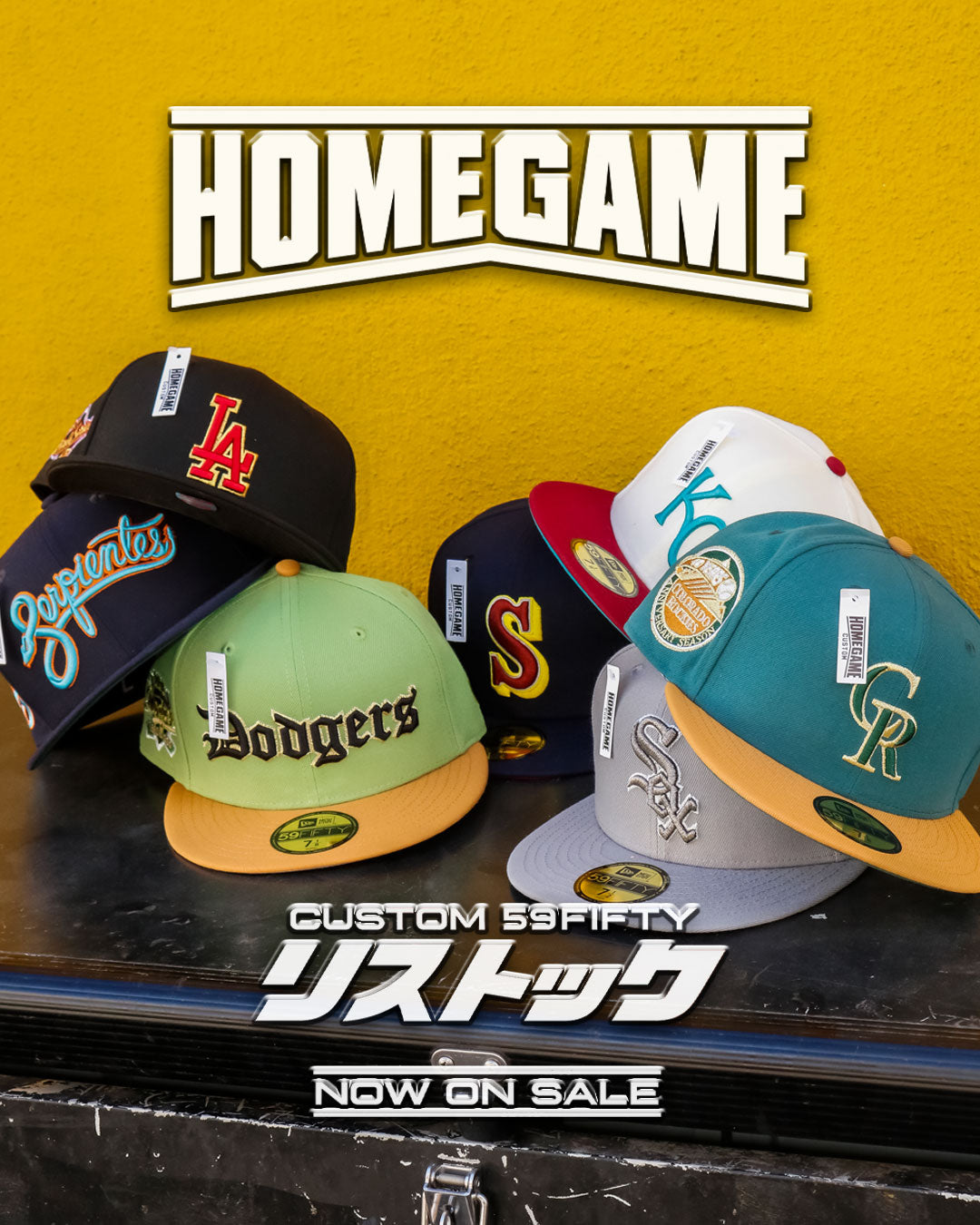 過去に抽選販売されたカスタムキャップが再入荷！！ – HOMEGAME TOKYO