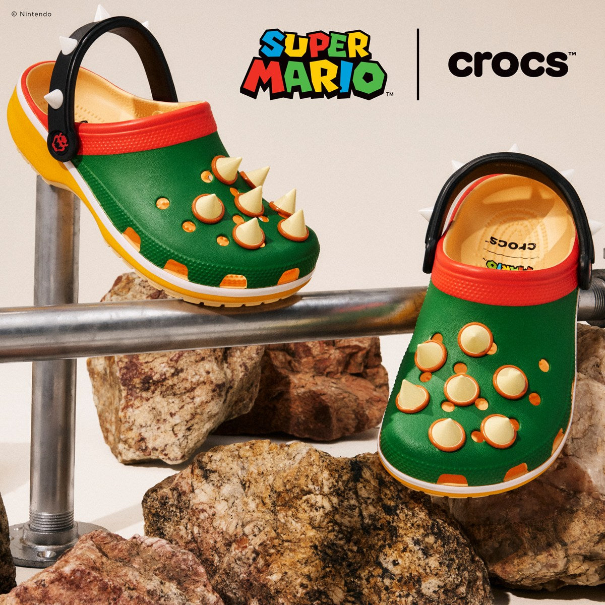 CROCS - SUPER MARIO CROCS Bowser IAM Clog Multi 【212135-90H】