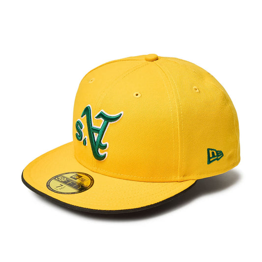 NEW ERA Oakland Athletics - 59FIFTY UPSIDE DOWN A GOLD【14388820】