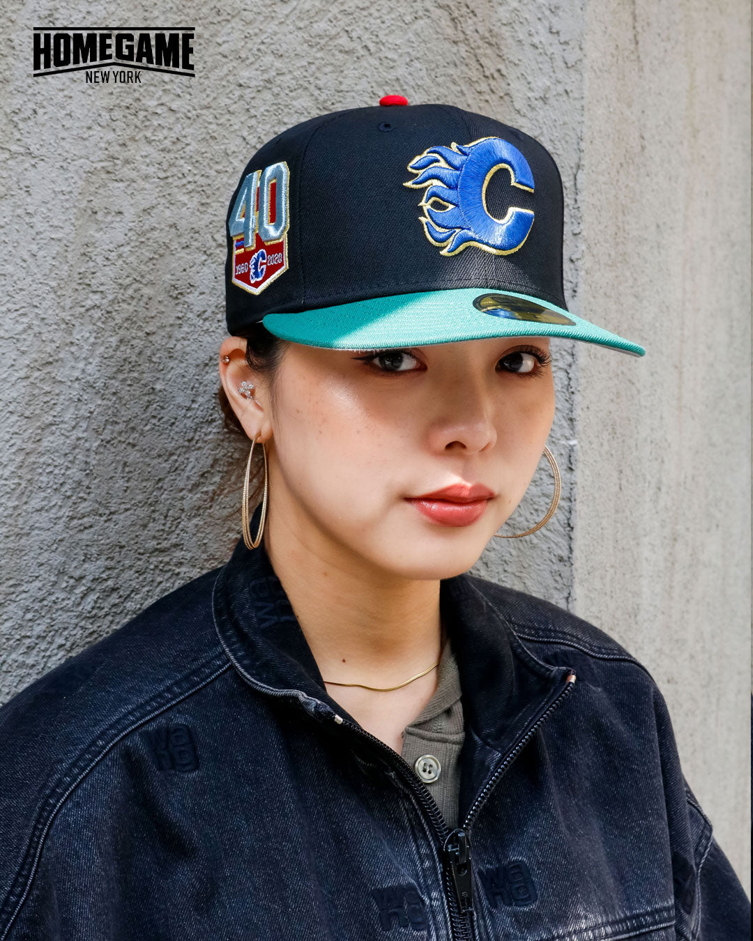 NEW ERA - Calgary Flames CO 59Fifty 40th Anniversary Black/Green