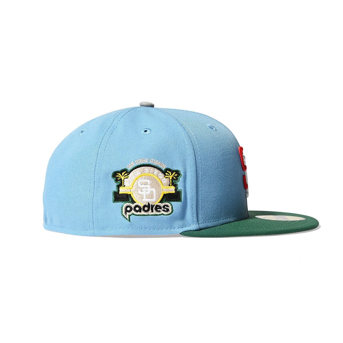 NEW ERA San Diego Padres - 59FIFTY CO STADIUM SKY BLUE/GREEN【70874419】