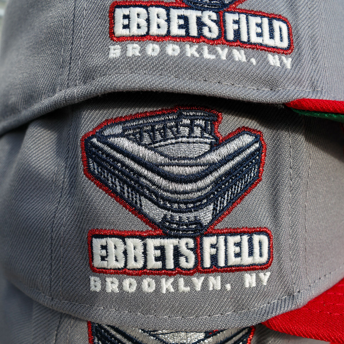 NEW ERA Brooklyn Dodgers - 59FIFTY Ebbets Field Storm Grey/Scarlet