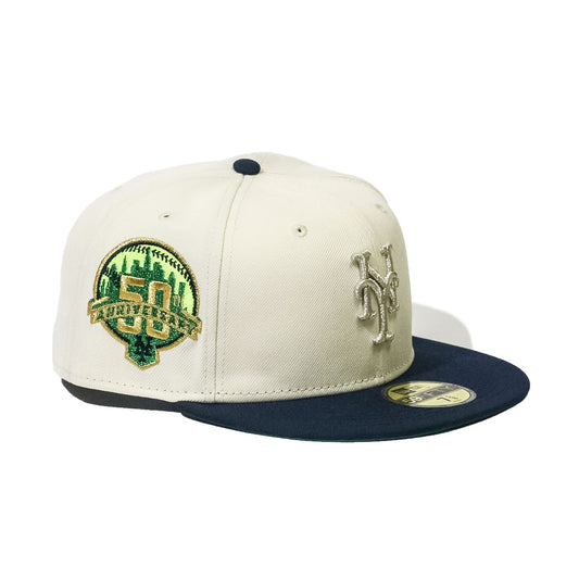 NEW ERA New York Mets - 59FIFTY 50th ANNIVERSTARY CREAM/NAVY