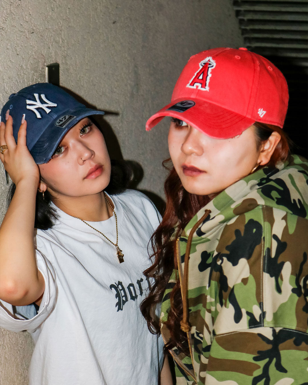 ’47 BRAND Los Angeles Angels - CLEAN UP WELL-WORN LIGHT  HABANERO RED【14920511 47A-CLP-B-WTHRD04HTS-T6】