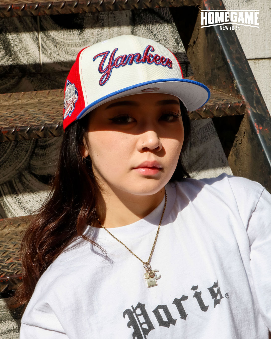 NEW ERA - New York Yankees 1999 World Series Chrome White/Scarlet/Light Royal