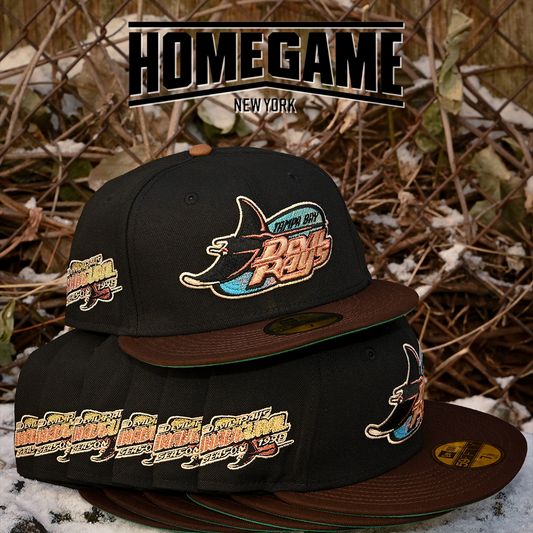 NEW ERA - Tampa Bay Devil Rays 1998 Inaugural Black/Walnut