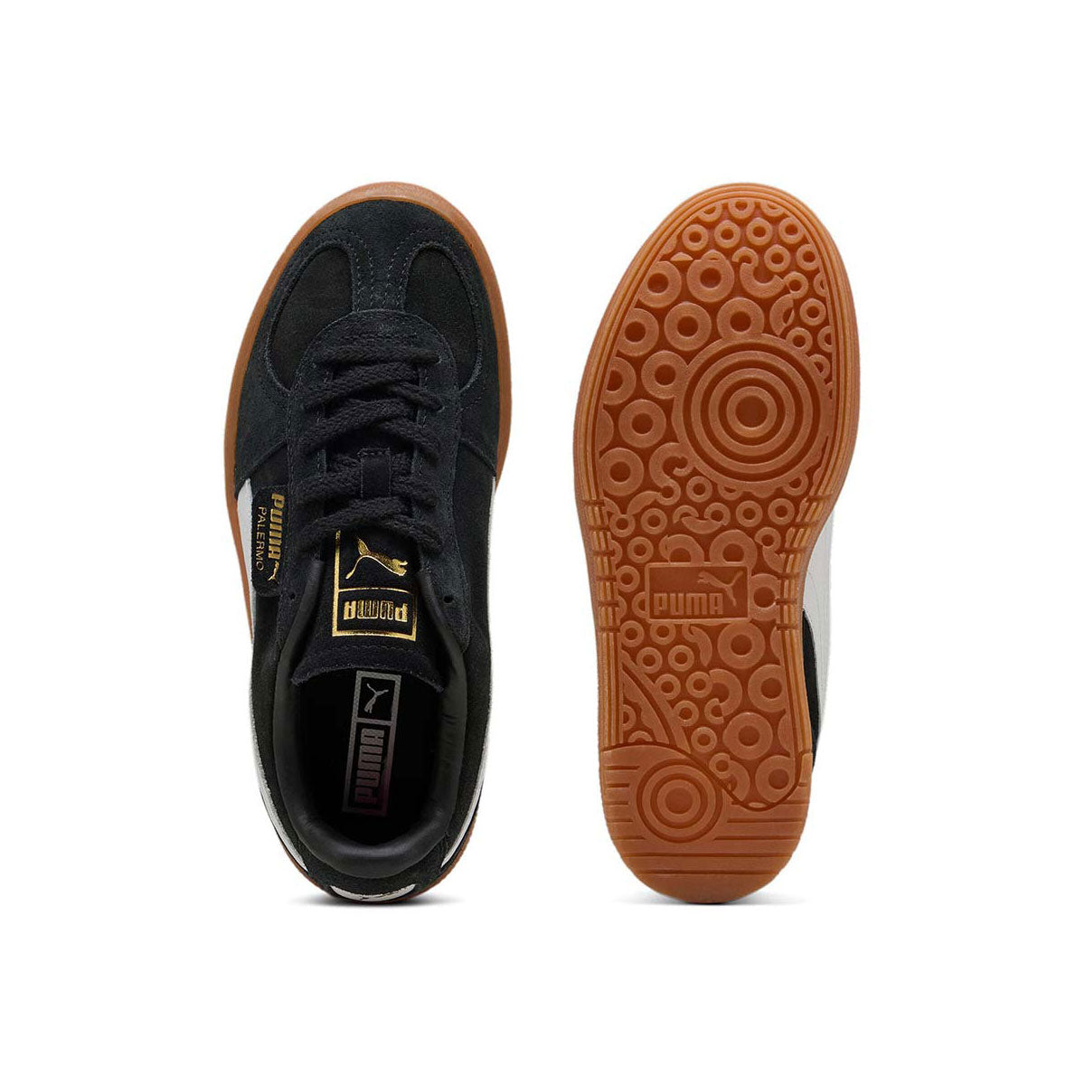 【PUMA】palermo elevata ブラック スニーカー PUMA PALERMO ELEVATA WMNS 