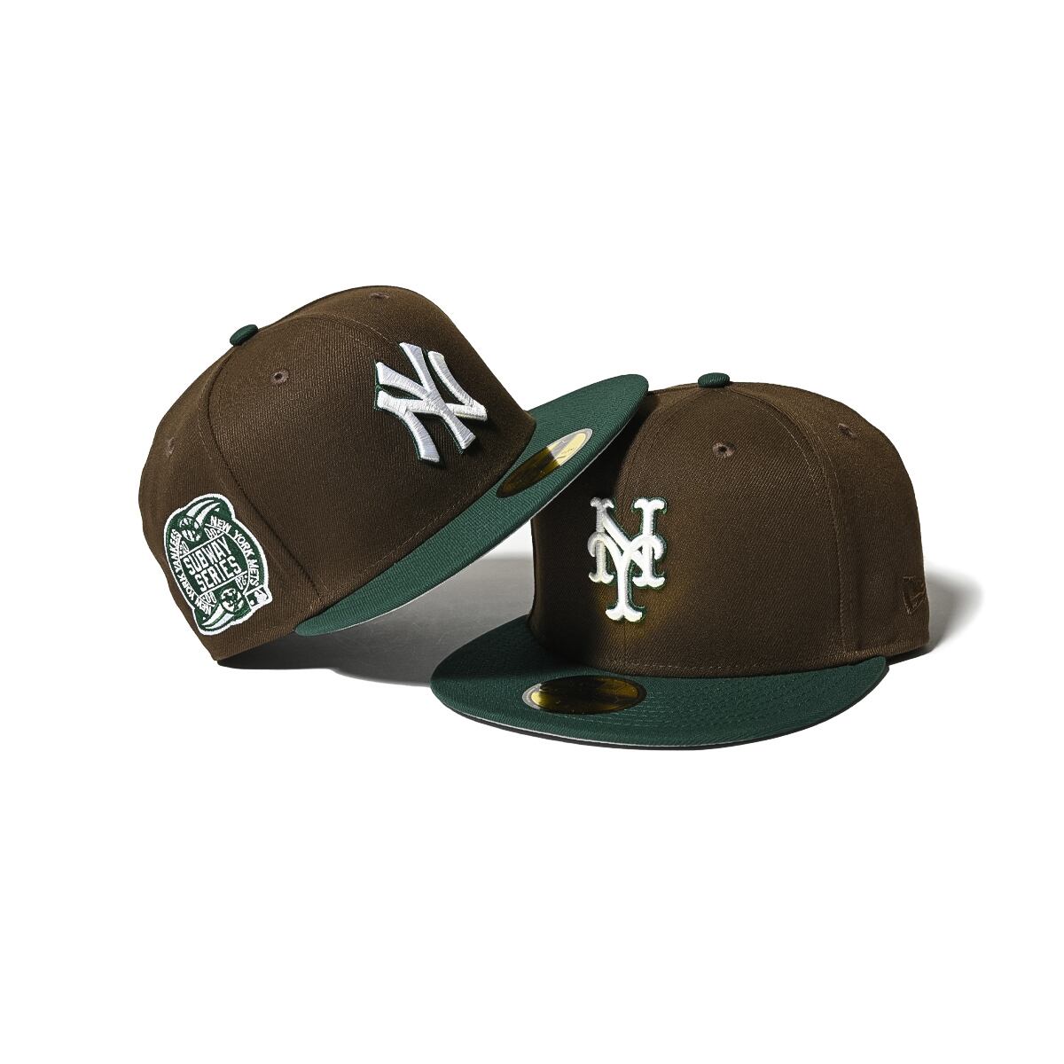 NEW ERA New York Yankees - 59FIFTY CO 2000 WS  B＆B WALNUT/DARK GREEN【70890656】