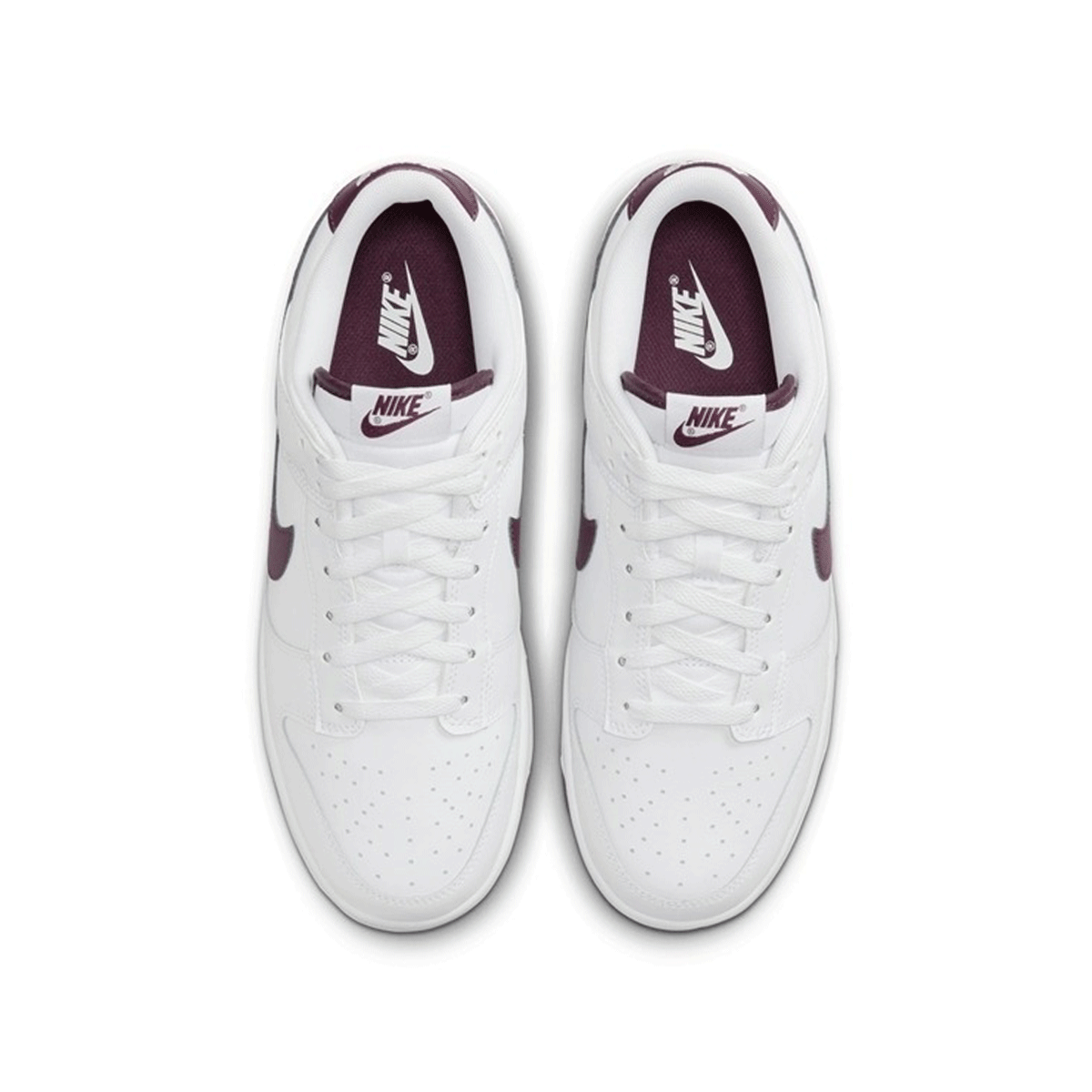 Nike Dunk Low ”White/Night Maroon WHITE ナイキ ダンク ロー レトロ "ホワイト/ナイト マルーン-ホワイト"【DV0831-102】