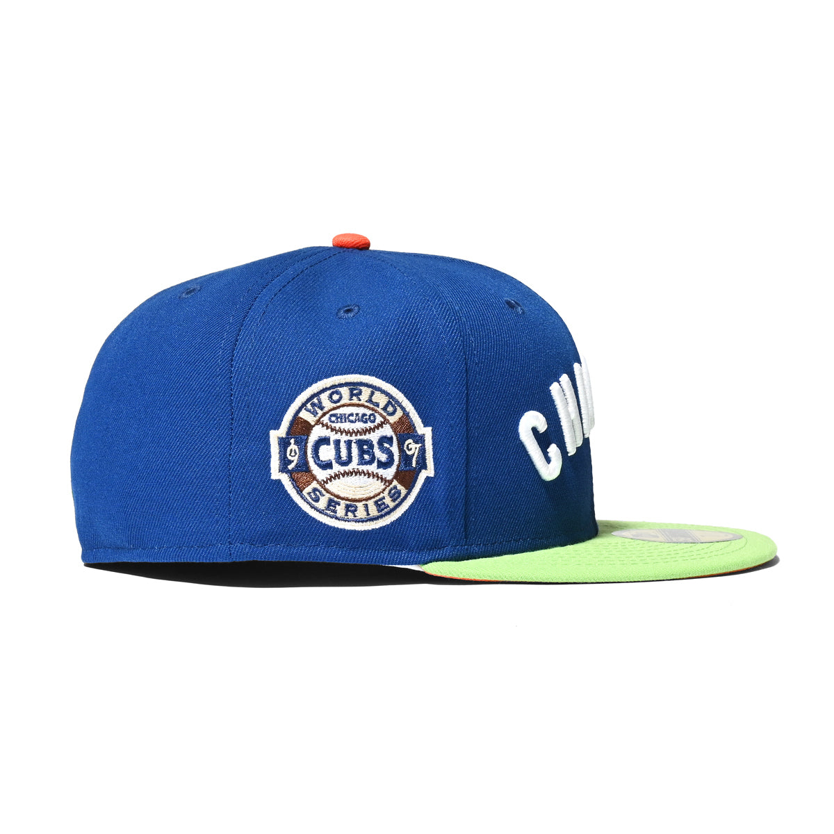 NEW ERA Chicago Cubs - WS 1907 59FIFTY LIGHT ROYAL/LIME【70782925】