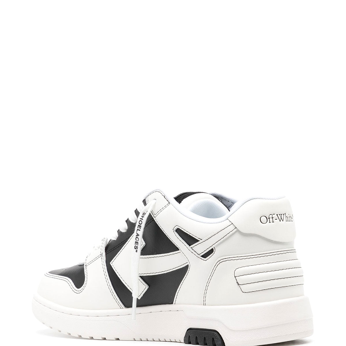 Off-White - OUT OF OFFICE CALF LEATHER BLACK/WHITE【OMIS25-SLG0030】