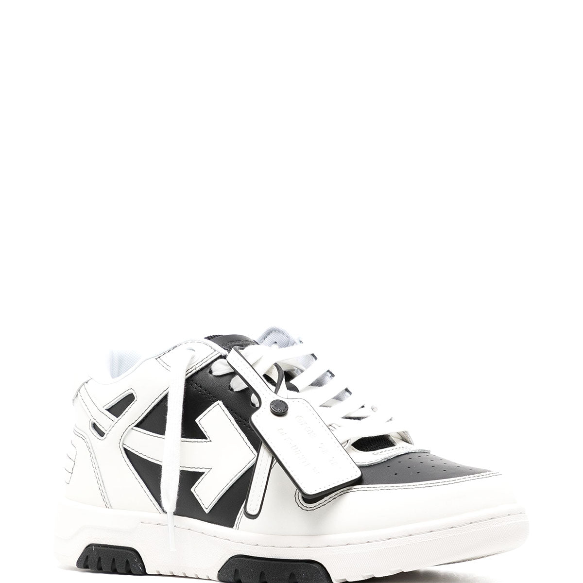 Off-White - OUT OF OFFICE CALF LEATHER BLACK/WHITE【OMIS25-SLG0030】