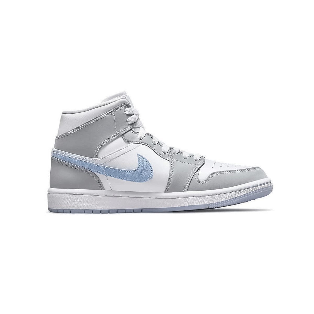 NIKE WMNS Air Jordan 1 Mid "Wolf Grey" ナイキ ウィメンズ エア ジョーダン 1 ミッド "ウルフ グレー"【BQ6472-105】